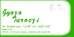 gyozo turoczi business card